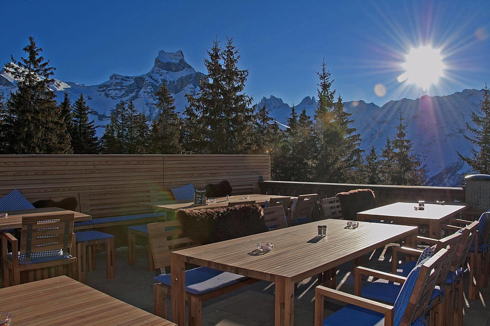 Berglodge Restaurant Ristis Engelberg Exterior photo